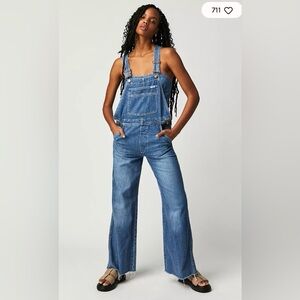 NWT Free People x Wrangler Flare Leg Overalls